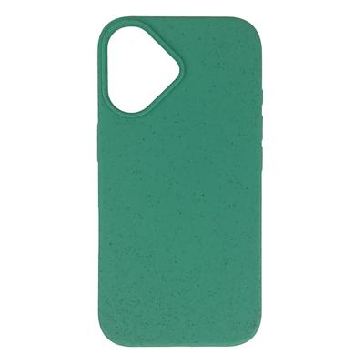 Etui Hülle für iPhone 16 Mehrfarbig Weizenkleie Hülle MagSafe - minzgrün
