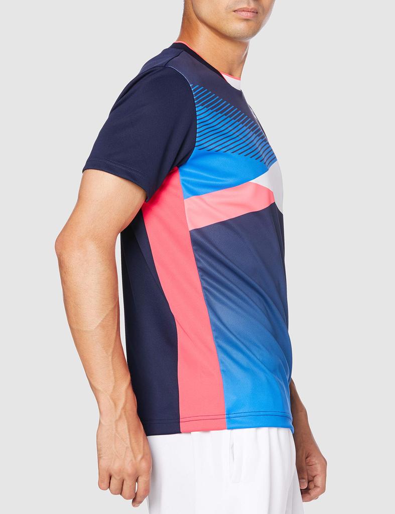 Yonex Short Sleeve Game Shirt Navy Blue Japan Size SS to Japanese Size (Fit Style), (019), (equivalent XS)