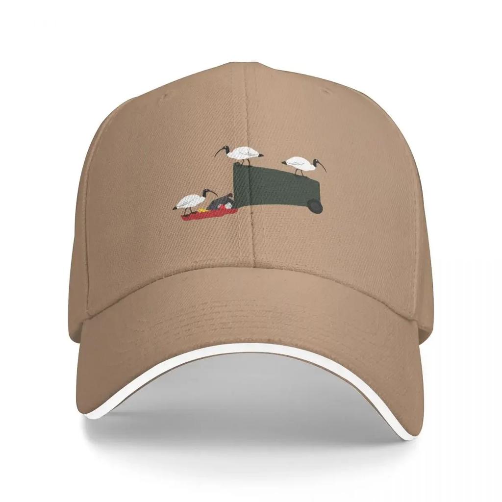 Bin Chickens Eating Lunch On Sea Blue Cap Fashion Casual Baseball Caps Adjustable Hat Hip Hop Summer Unisex Baseball Hats