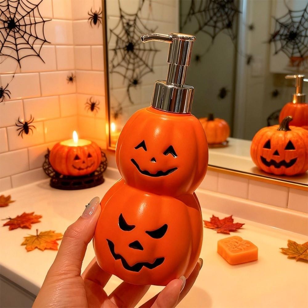 Portable Liquid Hand Soap Container Pump Style Pumpkin Press Bath Bottle Soap Dispenser  Travel