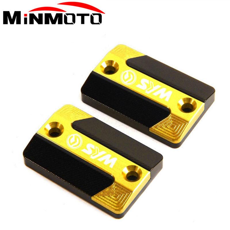 

Для SYM CRUISYM 300 GTS 300i GTS300i JOYMAX Z300 аксессуары для мотоциклов с ЧПУ алюминиевый передний бачок тормозной жидкости крышка бака золотой