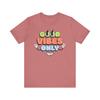 Good Vibes Only T-Shirt | Retro Cartoon Text Tee