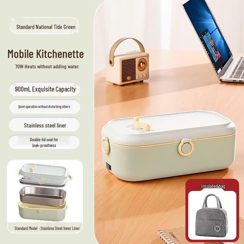 Qiwei 316 Stainless Steel Electric Heating Lunch Box