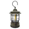 Vintage Camping Lantern IPX4 Waterproof Eye   USB Re Able Decorative Portable COB Tent Lamp with Hook