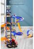 Interactive 8-Car Dual Lane 5-Layer Parking Track DIY Toy for Kids