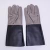 Welding Gloves Heat Resistant Dark Genuine Cowhide Leather Gloves for Electric Welding Work