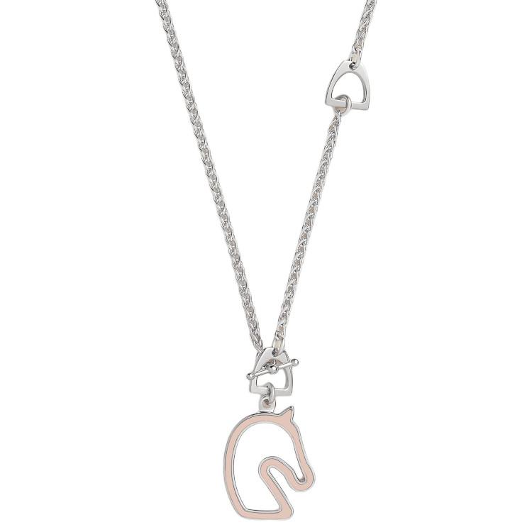 

Hermes Tonnerre Series Horse Head Design Metal Necklace Women necklace Rose Silver H100115FPD2 Basic Packaging-Box+Dust Bag or Padding Board