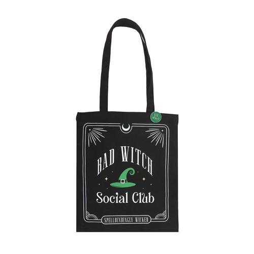 Something Different Bad Witch Social Club Polycotton Tote Bag