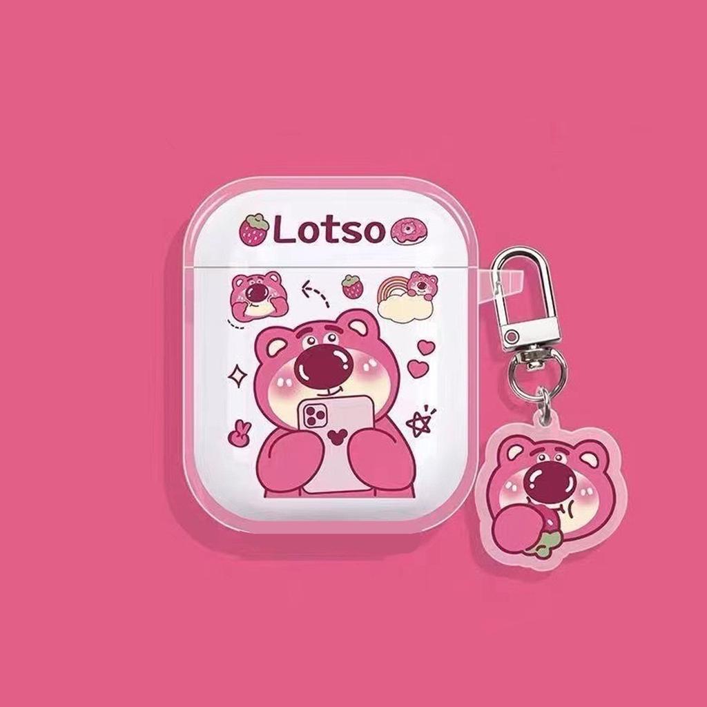 Cartoon AirPods1/1st generation Apple earphone case Pro1st generation Bluetooth earphone case Transparent earphone case Soft