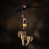 Feng Shui Wealth Key Ring Women Men Bag Charm Jewelry Gift 2026 Year Of Chinese Zodiac Horse Lucky Pendant Keychain Copper