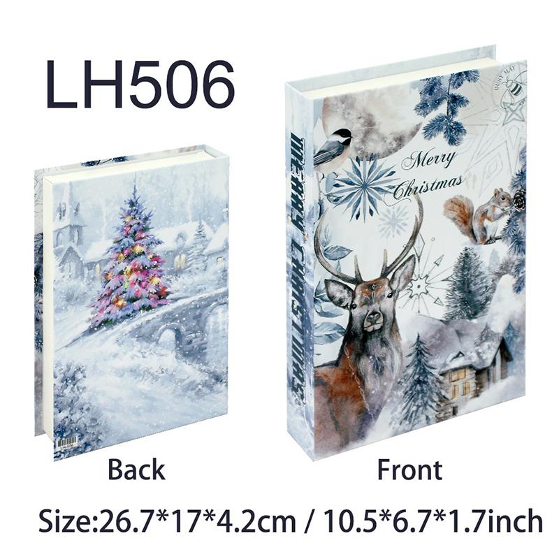 Seria Świąteczna Dekoracja Fałszywych Książek Estetyka Pokoju Dziennego Rekwizyty Dekoracje Książek Wnętrze Ozdoby na Stolik Kawowy Dodatkowe