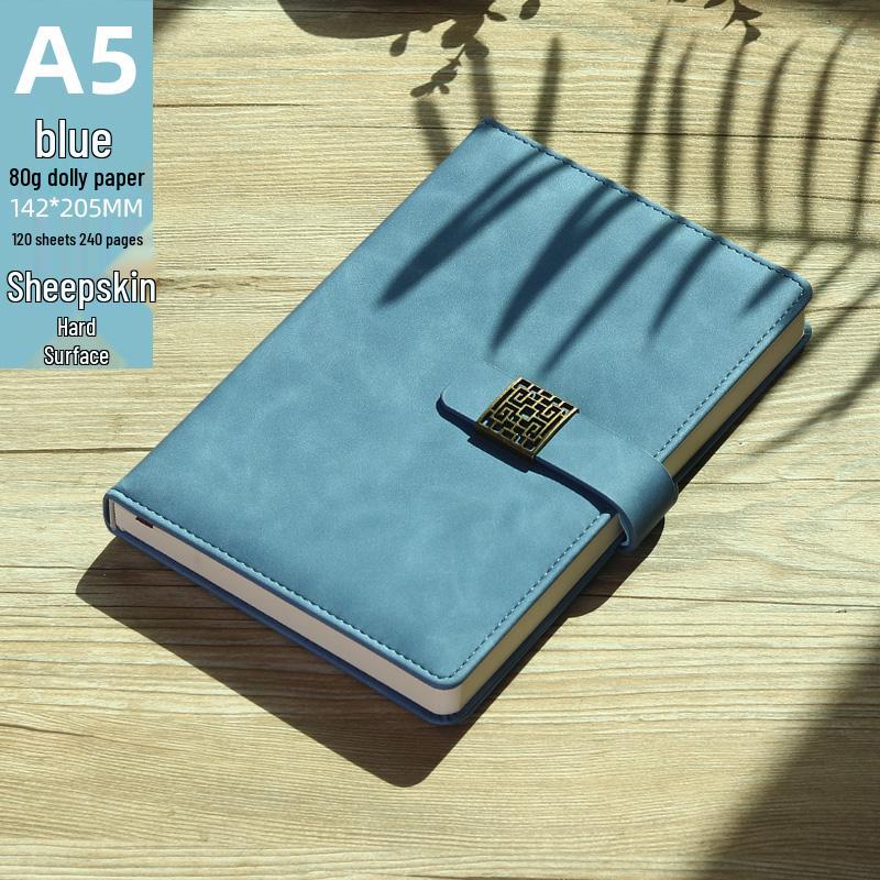 High-Quality A5 Leather Softcover Notebook for Students and Professionals