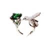 Design Colored Girl Ring Simulation St. Maria Sea Emerald Hummingbird Ring