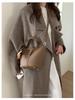 2025 Trendy Korean Niche Women's Crossbody Bucket Handbag for Autumn/Winter