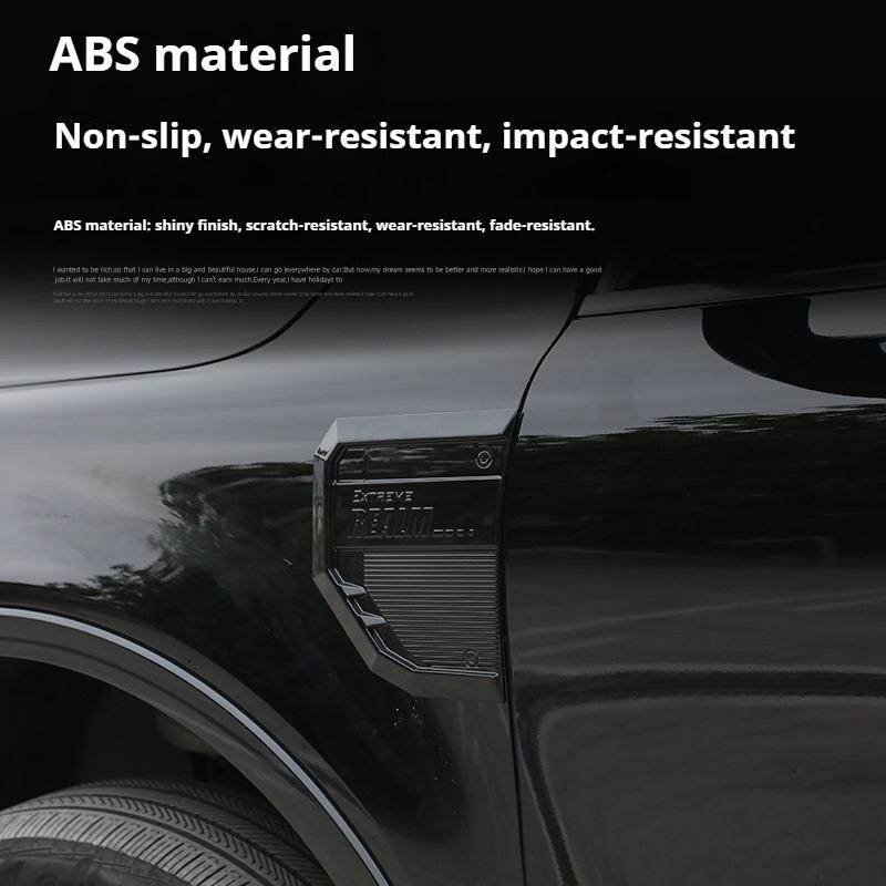 For GWM Tank 500 Hi4-T Car Leaf Board Decorative Sticker Scratch-resistant Styling Leaf Plate Cover Car Decoration Accessories