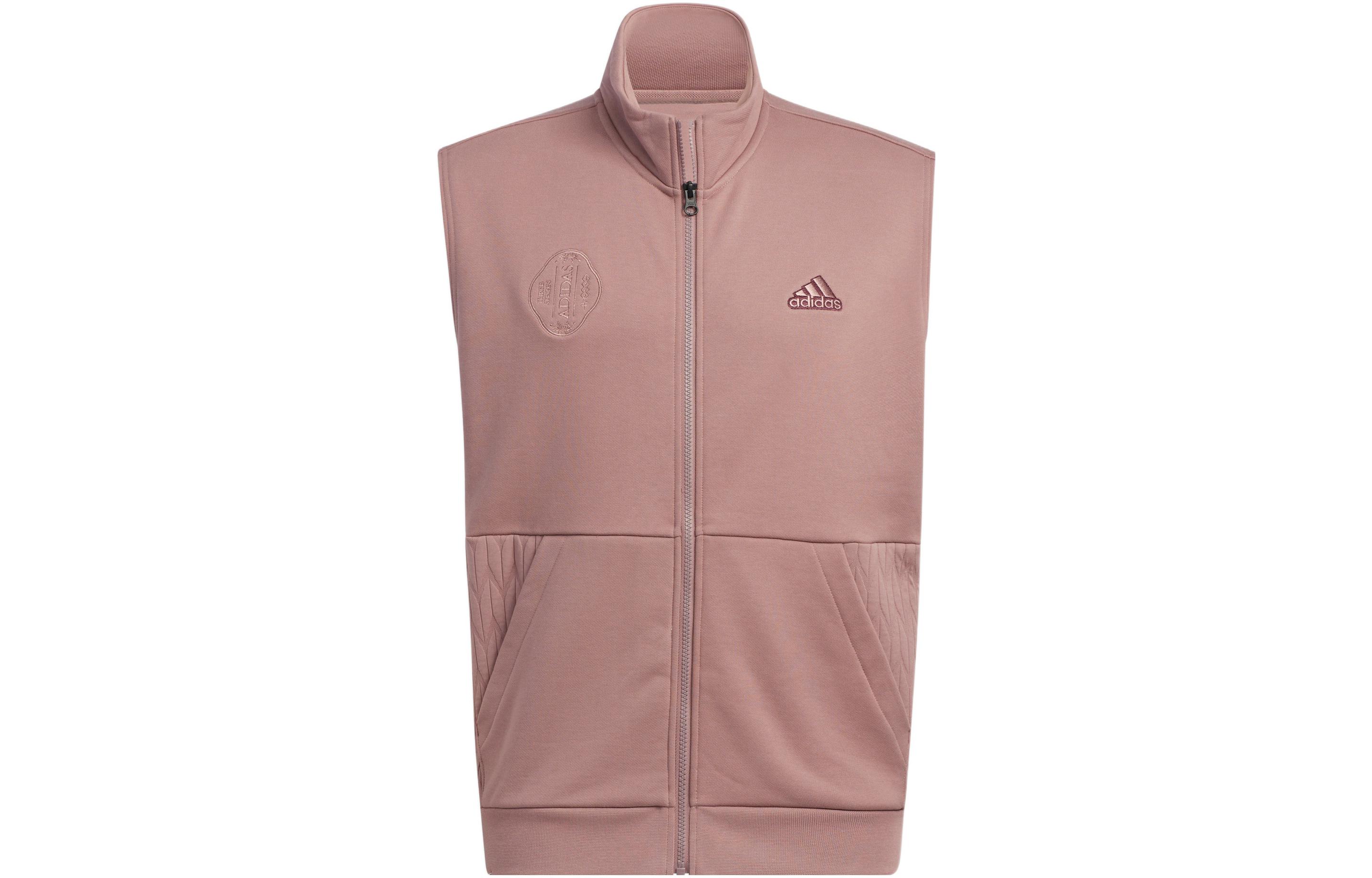 Adidas Vests Unisex Pink Stand Collar Moderate Other HN8957 XL