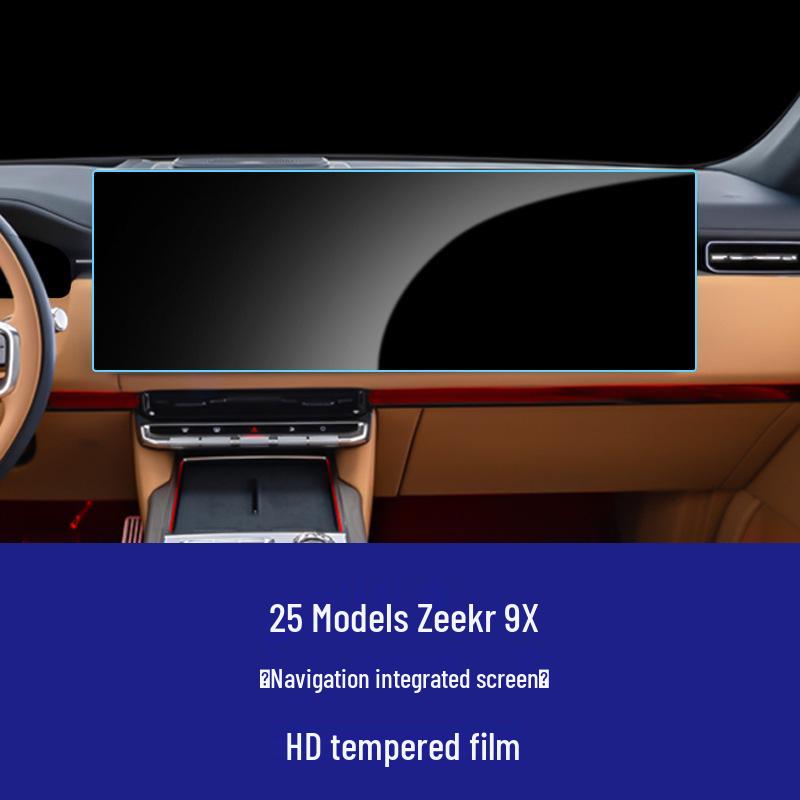 Zeekr 9X Screen Protector: Compatible with 25 Models - Central Control Navigation Tempered Film for Car Interior