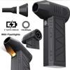 Mini Turbo Jet Fan Electric Air Duster Adjustable Wind Speed Turbo Violent Blower Rechargeable with Light Car Cleaning Tools