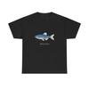 Unisex Adult T Shirt Zebra Danio Streamline Color Art