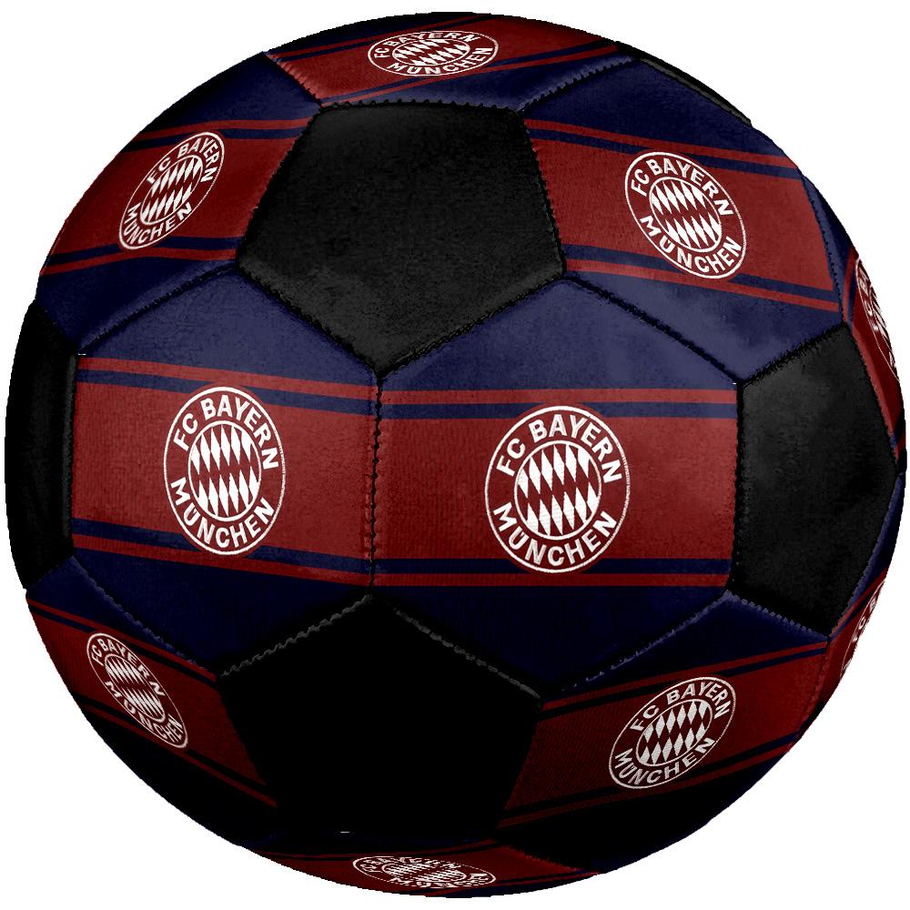Balón de Fútbol FC Bayern München Colorido Para Todas las Edades Cosido a Máquina PVC Listo para Competición Duradero Alto Rebote. TAMAÑO5