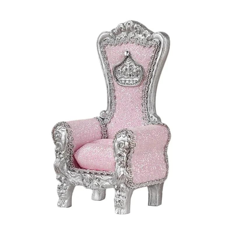 16cm Mini Handmade Sofa For OB11 Doll Jewelry Display Stand Kawaii Dollhouse Accessories Desk Home Decr Gift