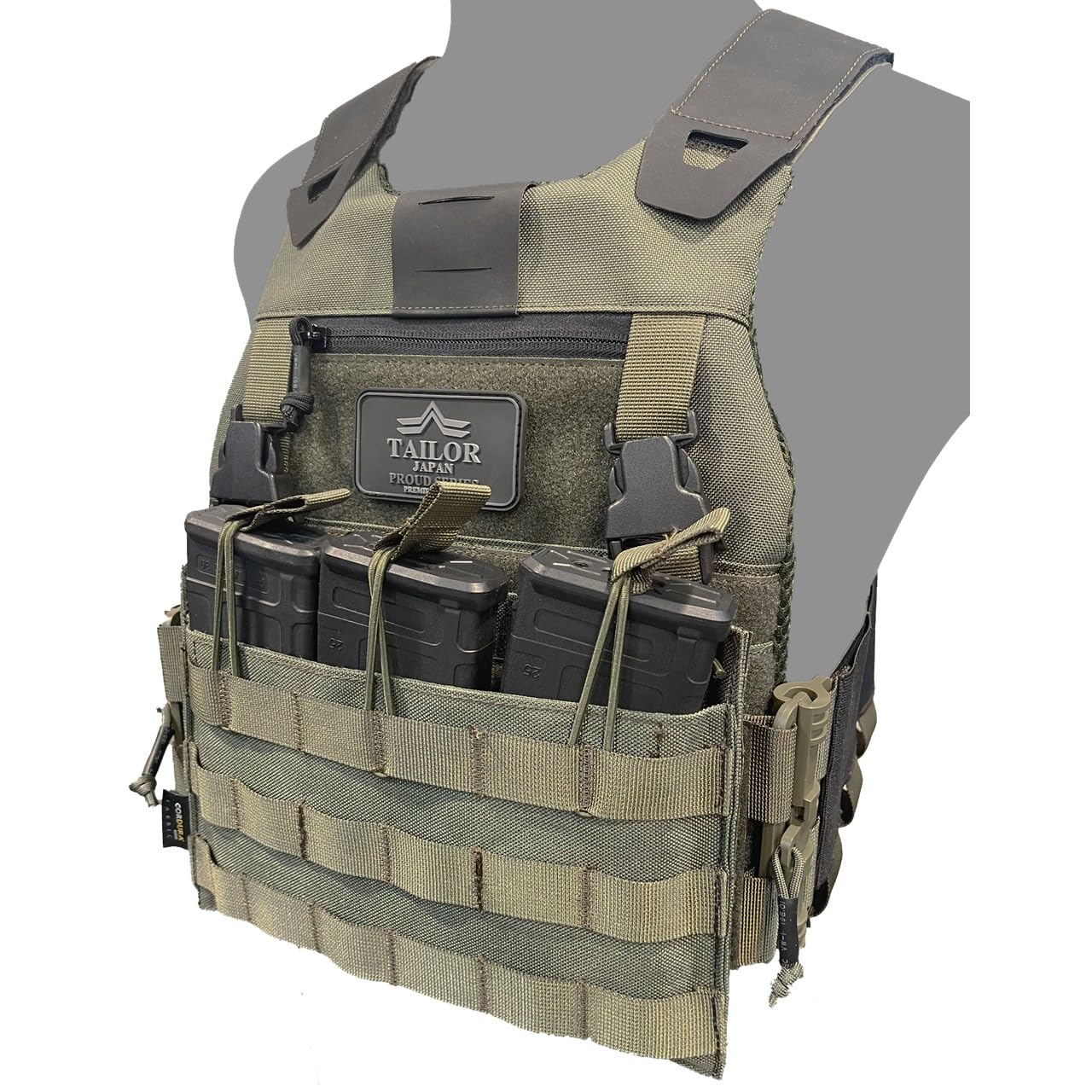 

[TAILOR JAPAN] FCSK Plate Carrier LE тактический жилет для выживания с передней панелью MOLLE Proud Series Premium Model Cordura 500D