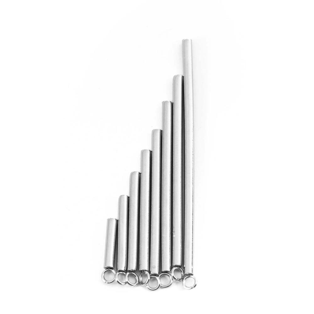 

20pcs/lot Stainless Steel Earrings Connecting Rod With Hole Ear Hook Clip Earring Accessories DIY Jewelry Materials Earring Pins 10mm length