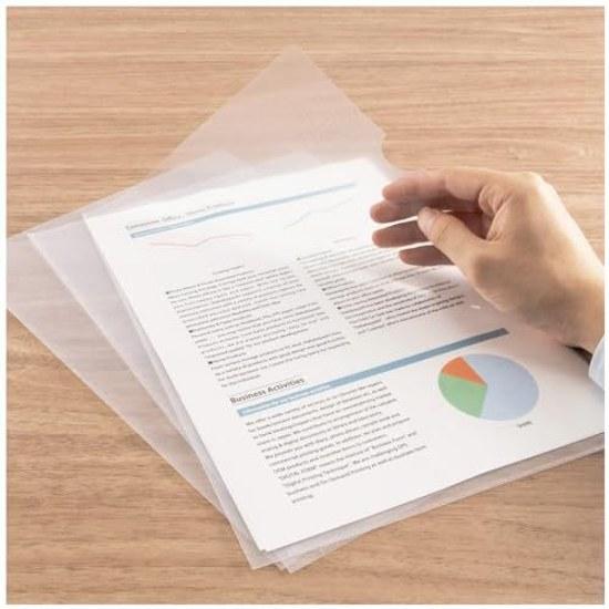 Nakabayashi Slim Lightweight Clear Holder A4 Size 100 Sheets CHE1036C