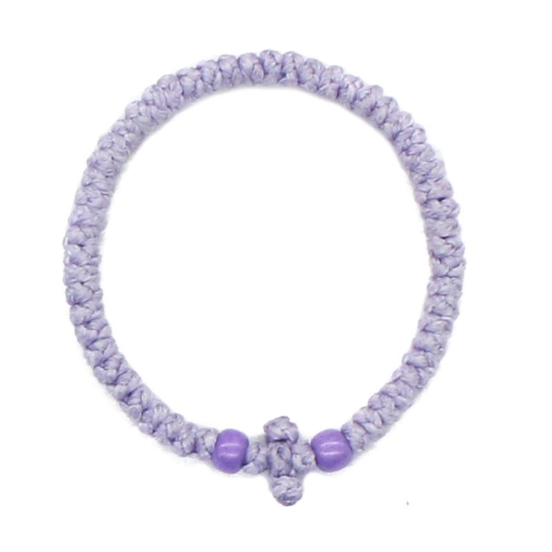 Verstellbares griechisch-orthodoxes Armband, christliches Gebetsarmband, handgewebt, Unisex-Armband, religiöses Handketten-Ornament