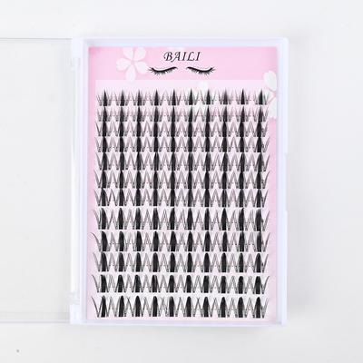 Large Capacity Autumn Maple Leaf Double Eyelid False Eyelashes with 10 Rows and 12 Clusters - Natural, Lightweight, 3D, Self-Adhesive