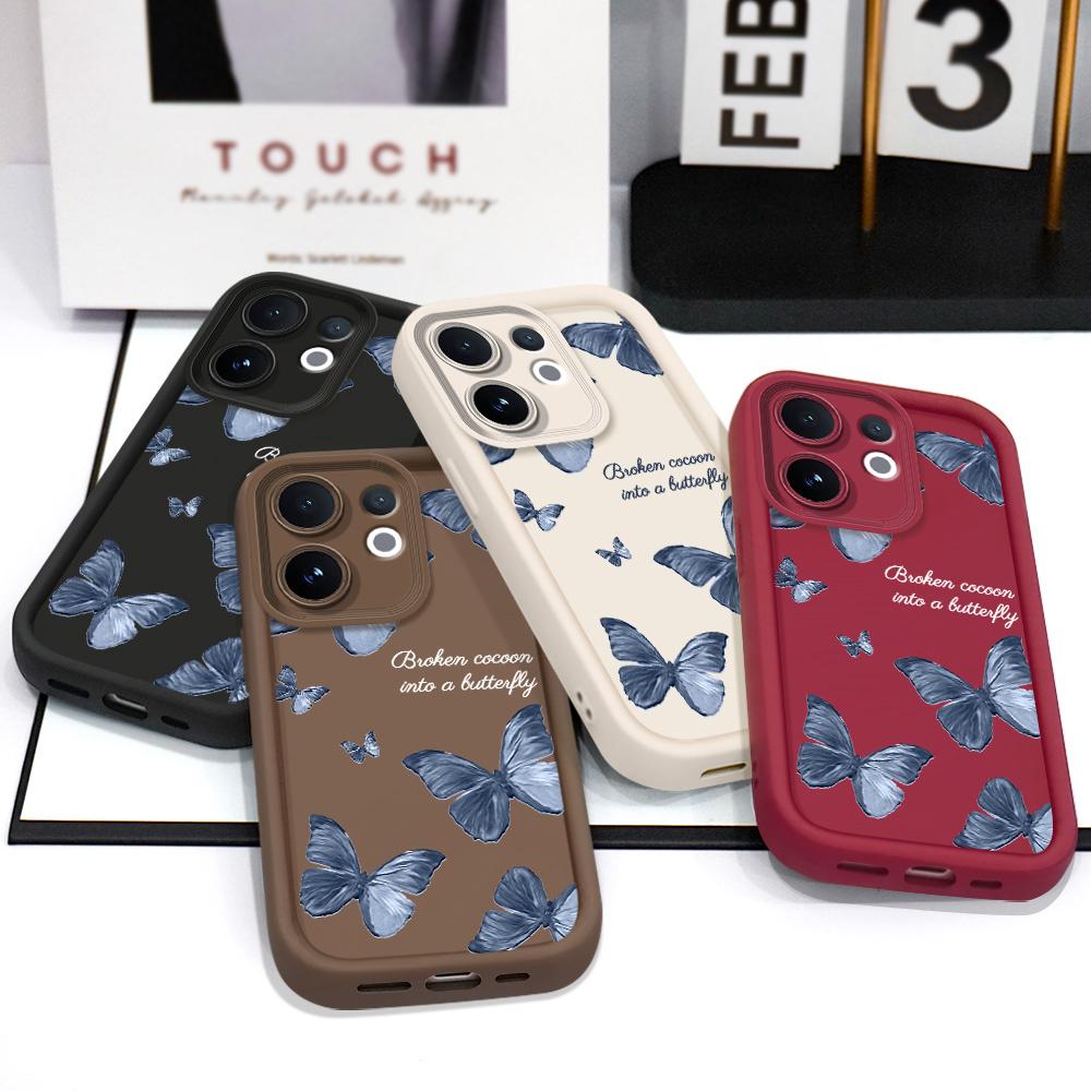 Flying Butterflies Phone Case For VIVO V60 V50 V40 Lite V30 V29 V29E V27 V27E V25 V25E V23 V23E Pro 4G 5G Staircase Soft Cover