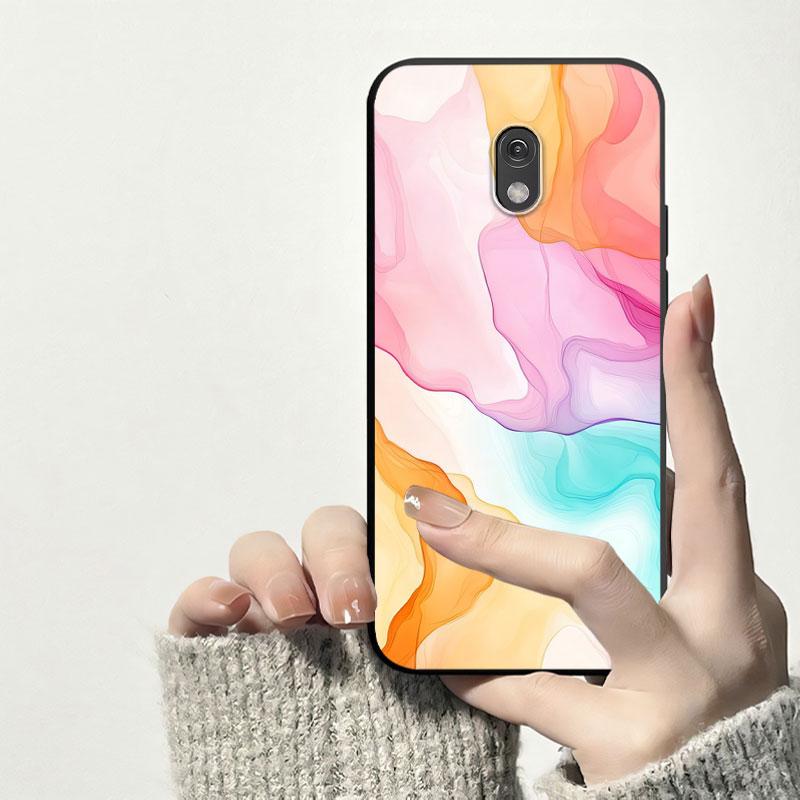 Protezione Per Nokia 215 4G Custodia Per Nokia 225 4G Antiurto Morbido Silicone Cover Posteriore TPU Custodia per Telefono Fiore Gatto Antipolvere Bumper
