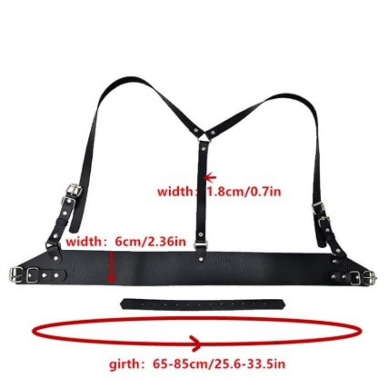 1pc Punk Style Functional Suspenders, For Dresses, Shirts, Suits And Everyday Use, Suitable For School, Halloween, Christmas