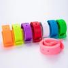 Anti Allergy Silicone Pin Buckle Belt Metal-free Candy Color Waistband Dress Decoration