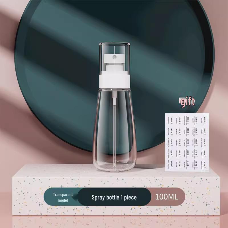 Travel-Size Ultra-Fine Mist Spray Bottle for Face Moisturizing and Alcohol Use