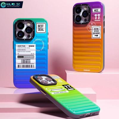 Youngkit Mysterious Color Suitcase Case Compatible with Iphone 16/17 Never Fade for Iphone 17 Pro Max Case Shockproof for Iphone 16 Promax Original