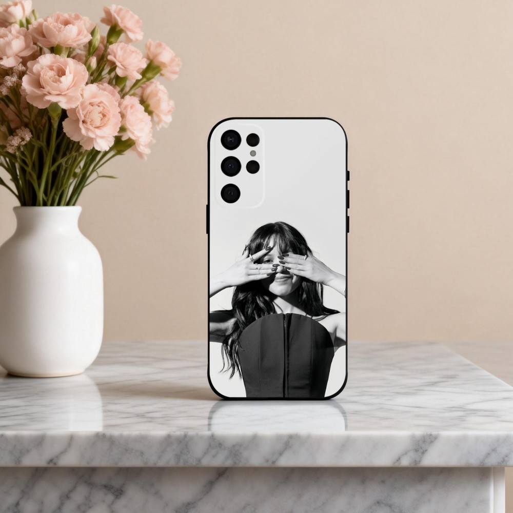 Spunky J-Jenna O-Ortega Actress Phone Case For Samsung S25,S24,S21,S22,S23,S30,Ultra,S20,Plus,Others Soft Black Cover