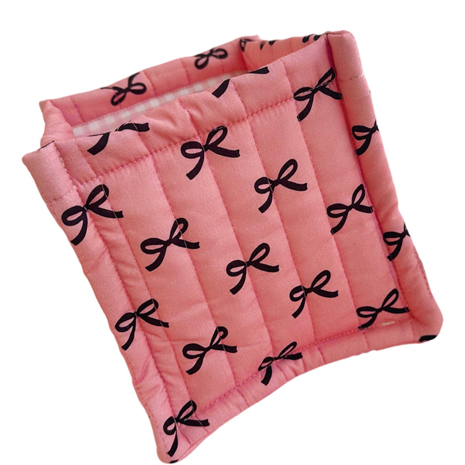 

Стеганая тканевая настольная корзина для хранения вещей для дома и офиса, удобная для хранения канцелярских принадлежностей и косметики