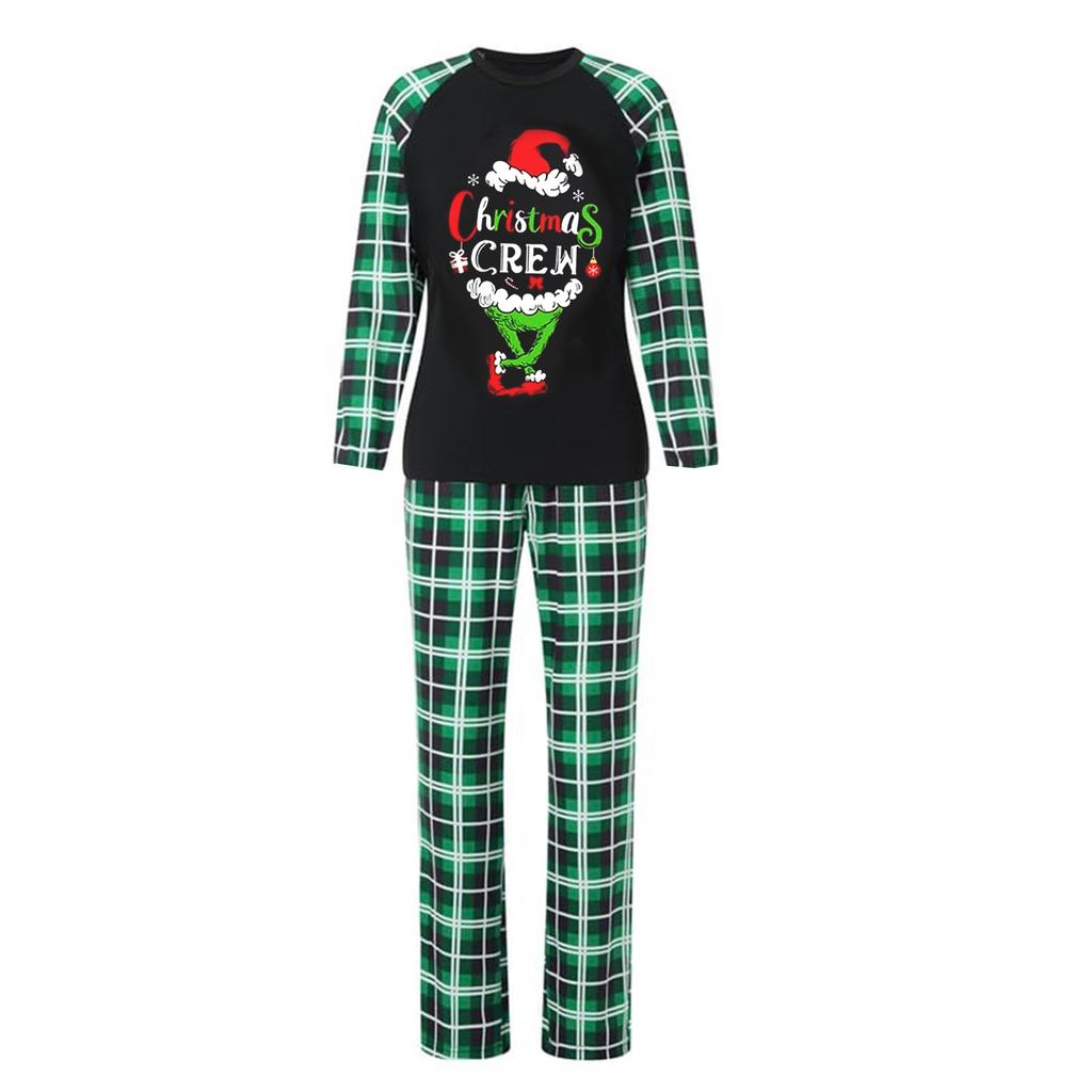 Druck Niedliches Familien-Set Pyjamas, Hauskleidung, Familien-Set Langarm-Oberteil Hosen-Set