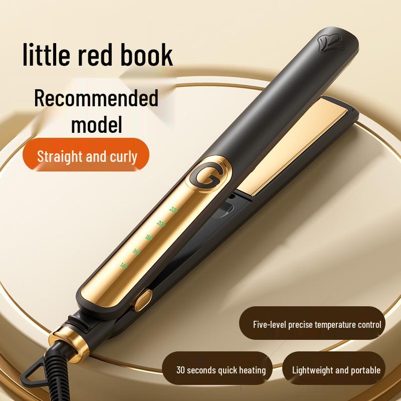 Electric Hair Straightener & Curler with Dual-Purpose Ironing Board, Negative Ion Technology, No Hair Damage.