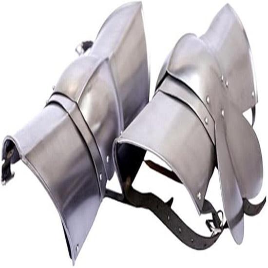 Forged Medieval Knight Leg Armor, Pair of Leg Armor Protects the Knee, Thigh, Adult