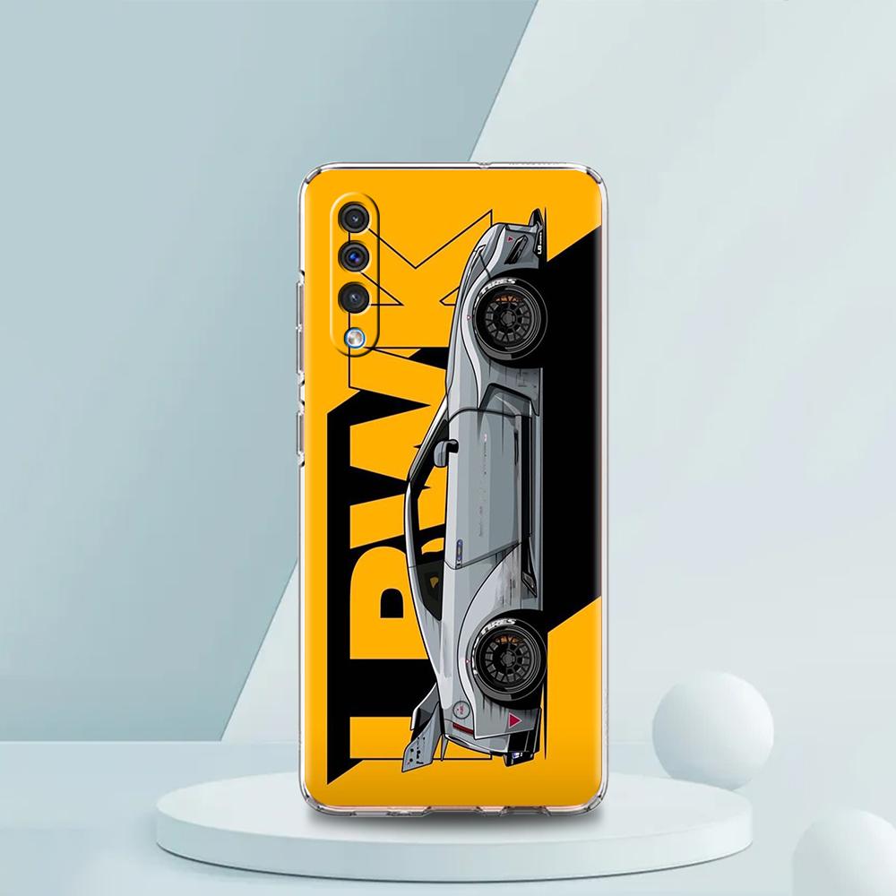 Japan JDM Sports Cars Phone Case For Samsung A16 A14 A12 A22 A32 5G A34 A42 A52 A54 A50 A70 A30 A40 A20E A02S A04S A06 Cover