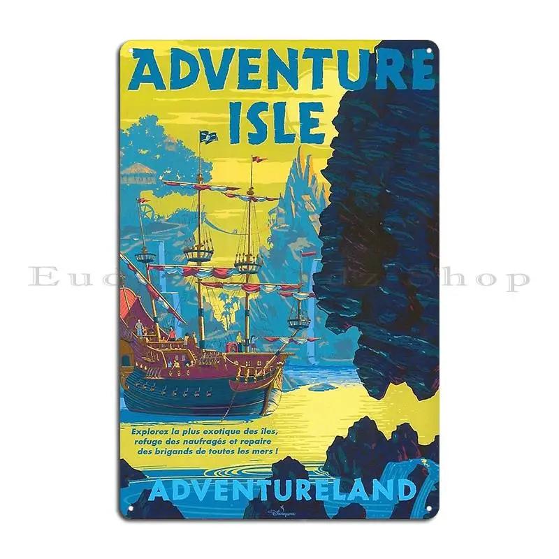 Adventure Isle Leonelroe Metal Plaque Poster Pub Create Wall Cave Funny Personalized Tin Sign Poster