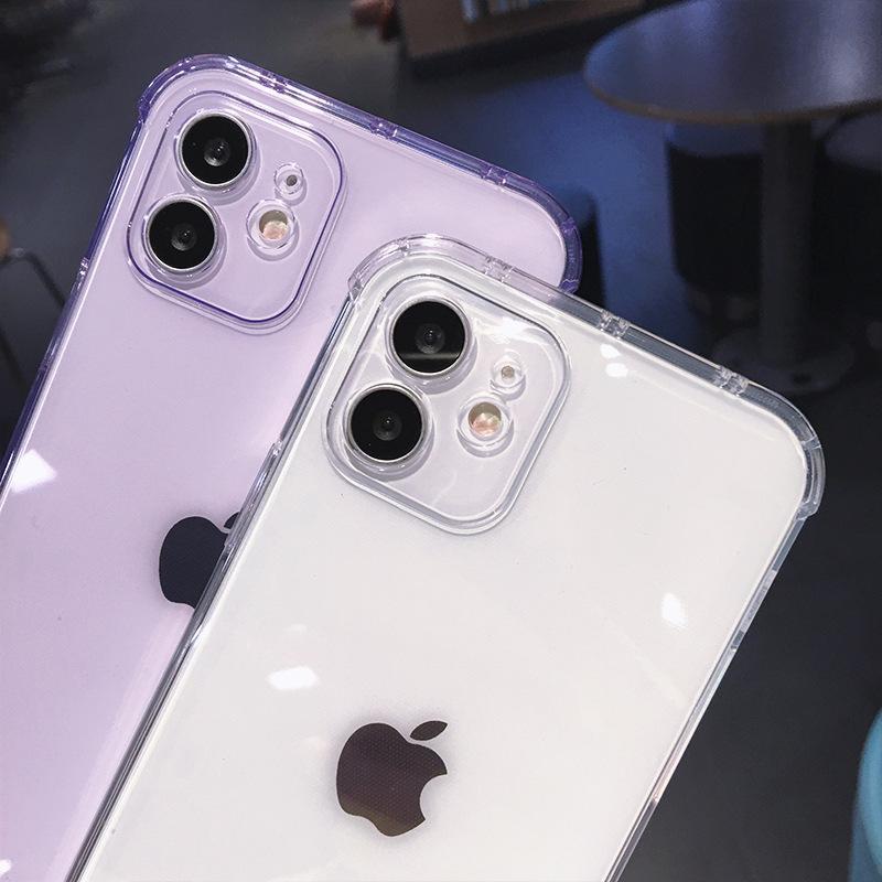 Applicable iPhone13 mobile phone case Apple 12 solid color space case iPhone11 eye protection TPU protective case X