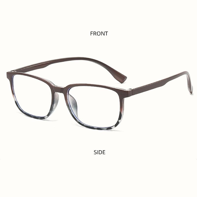 

Очки для чтения для женщин, блокирующие синий свет, квадратные, ультралегкие, цветные, высокой четкости, компьютерные очки для пожилых мужчин, прозрачные линзы +3.5