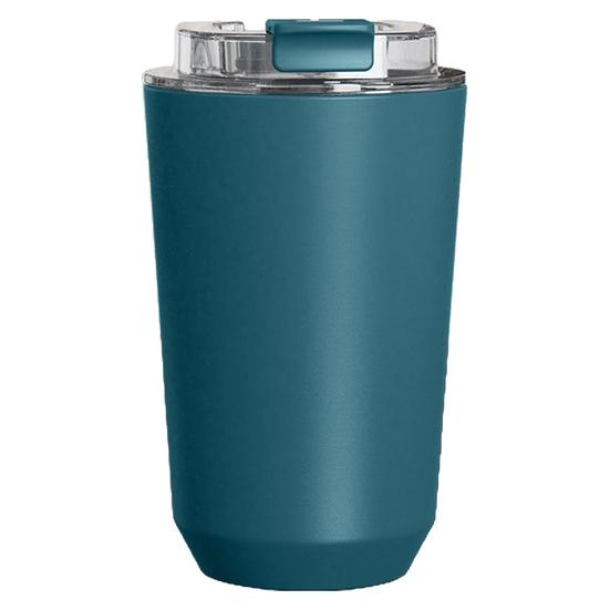 Yousheng Stainless Steel Vacuum Insulation Cup with Silicone Lid Insulated Tumbler Travel Coffee Mug Leak Proof Reusable Double Walled Coffee Tumbler