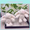 Adorable Bunny Rabbit Plush Toy Keychain For Kids Soft And Cuddly Gift Idea