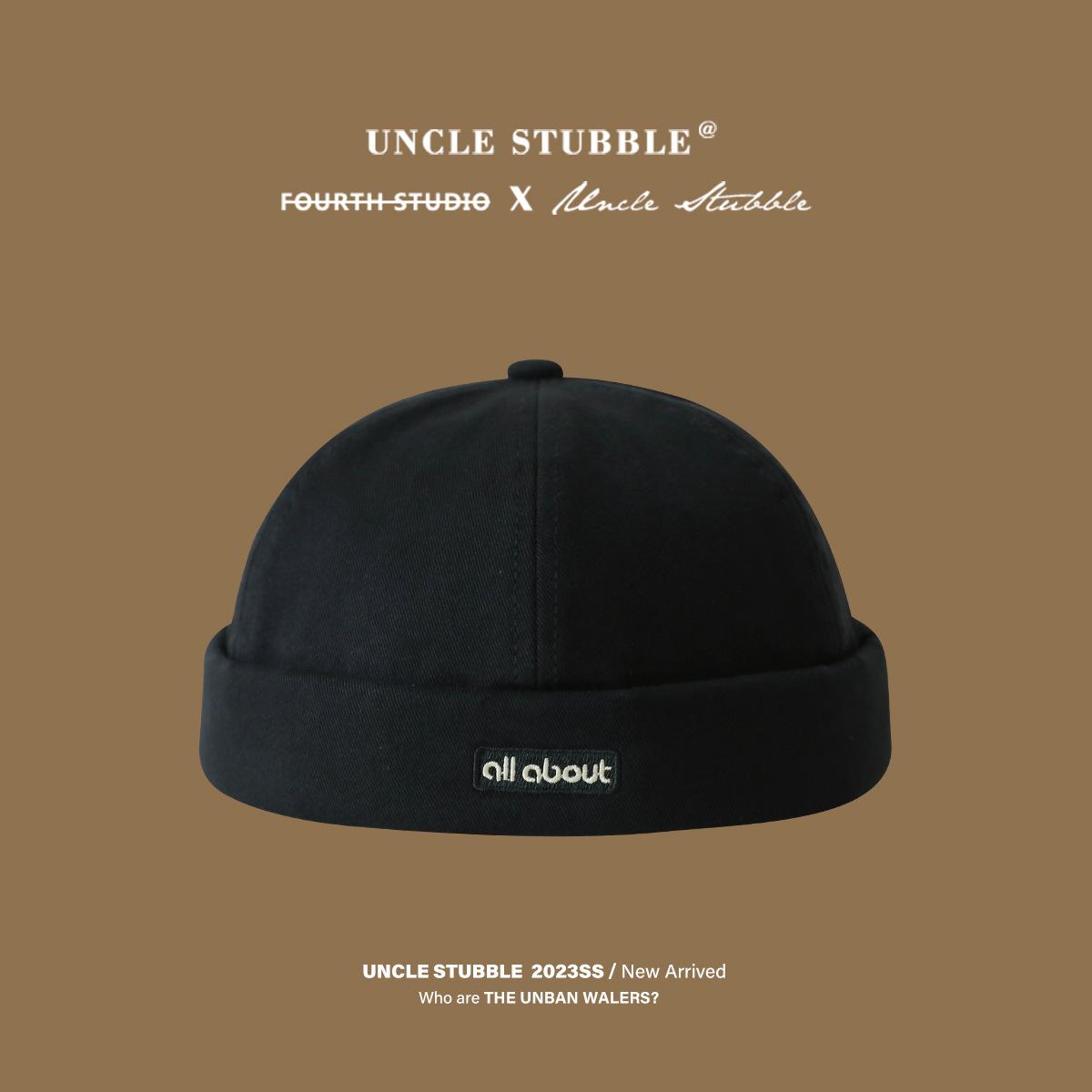 

Hat Summer Men s Melon Seed Hat Japanese Harajuku Style Street Trendy Hat Yuppie Hat Landlord Hat Girls M（56-58cm）