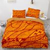 Tribal Duvet Cover Set Secret Tribe Pattern In Bohemian Style Decorative Polyester Bedding Set with Pillowcase King Queen Size