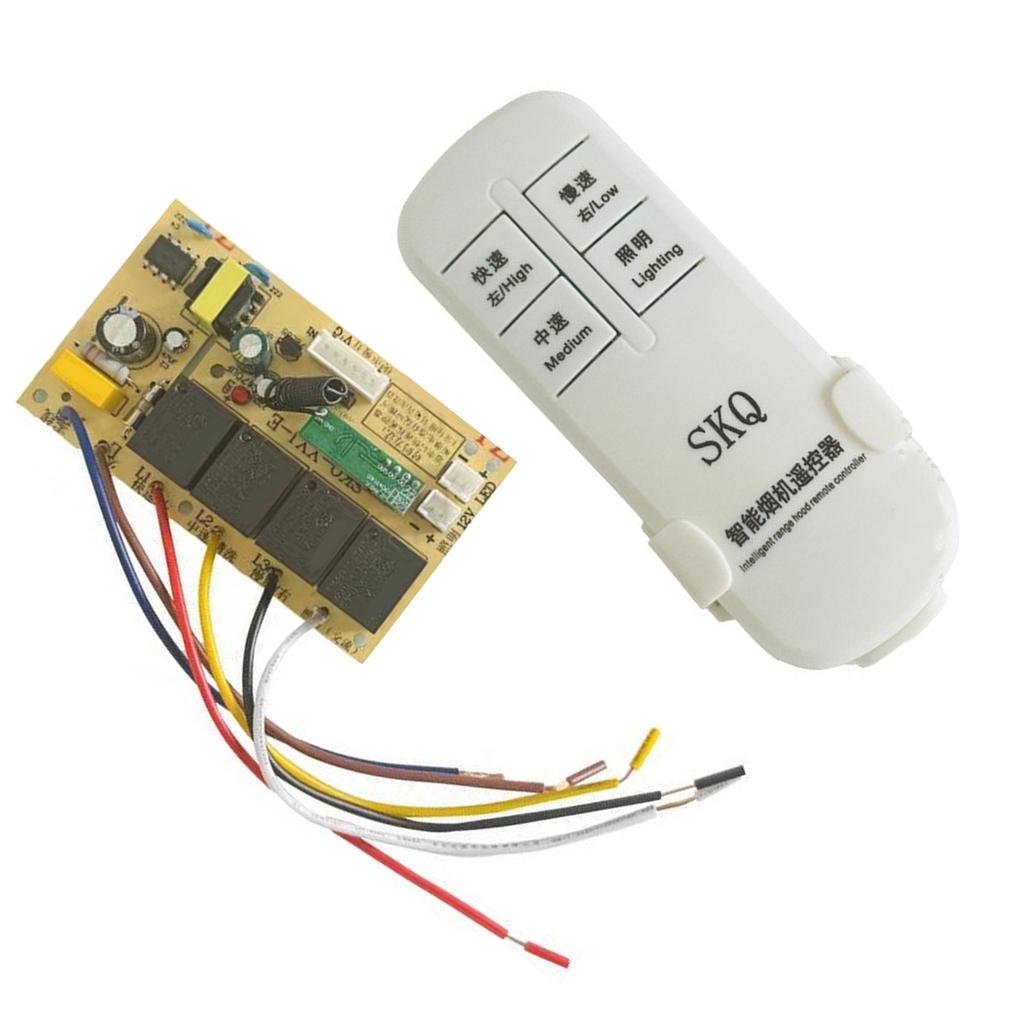Range Hood Board Maintenance General Control Board Computer Board Circuit Board with Remote Controller Replacement
